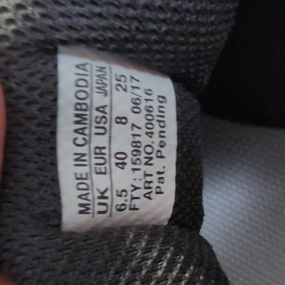 Salomon Pathfinder Hiking Shoes Size 8.0 in Gray/Black/Red Waterproof Contagrip - Picture 4 of 11